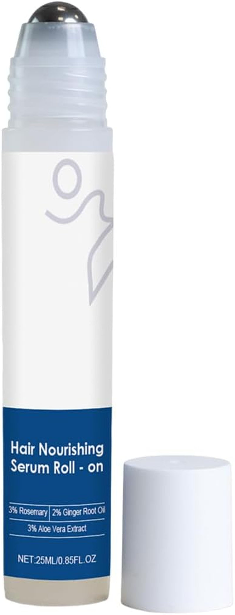 1 Piezas Rosemary - Suero Para El Crecimiento Del Cabello Roll-On, Suero De Control De Caída Del Cabello Del Cuero Cabelludo Aumenta El Flujo De Oxígeno, Reduce La Caída